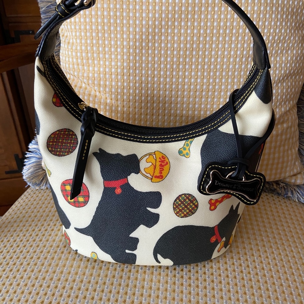 Dooney & Bourke Scottie Dog Bucket Handbag